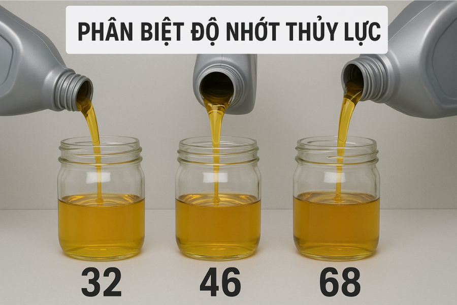 Phân biệt dầu thủy lực 32, 46, 68: Cách chọn đúng loại và nơi mua uy tín
