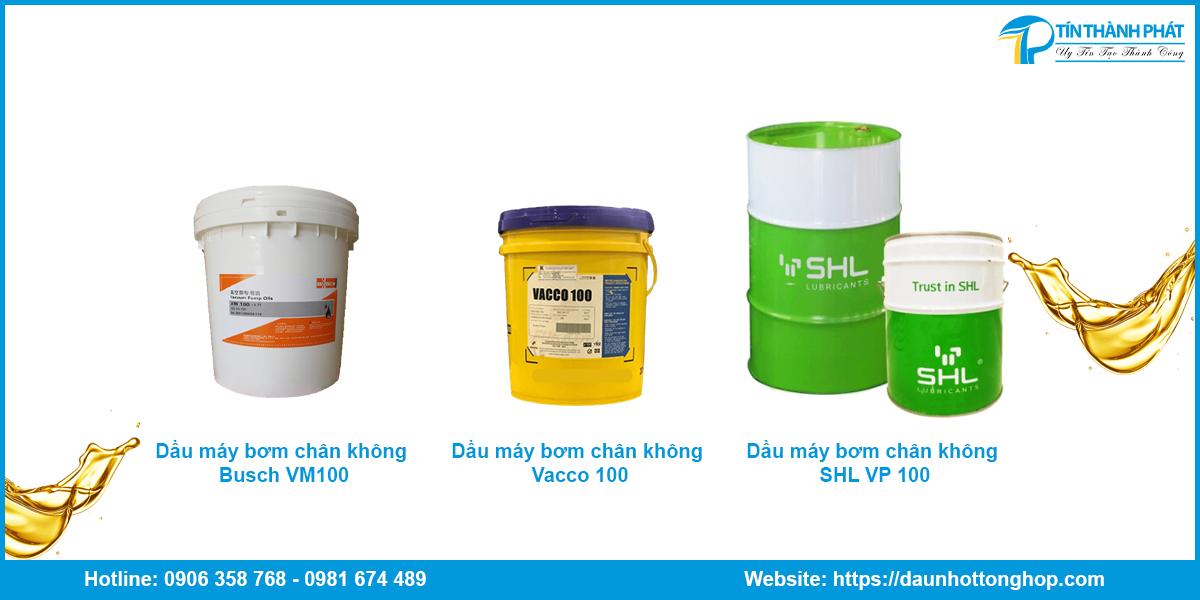 Các loại nhớt bơm hút chân không BUSCH