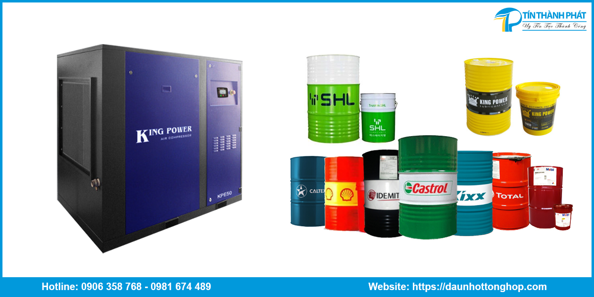 Các loại nhớt máy nén khí Kingpower 50 HP