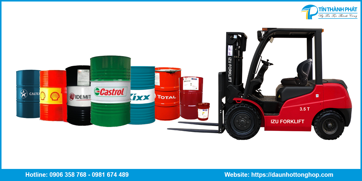 Các loại nhớt xe nâng Isuzu