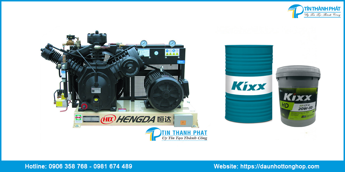 Công dụng nhớt máy nén khí cao áp Hengda