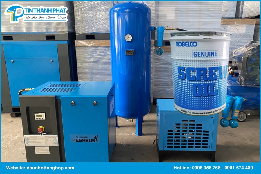 Đặc thù cấu tạo và nguyên lý hoạt động của máy nén khí trục vít