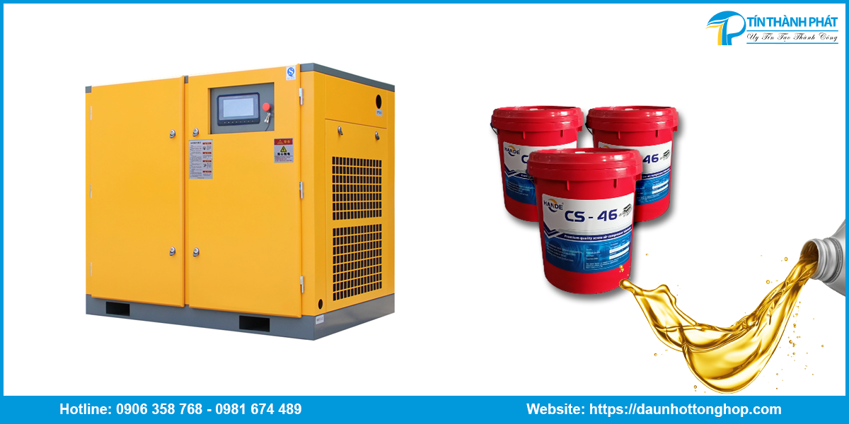 đại lý cung cấp nhớt máy nén khí Hande 50 HP
