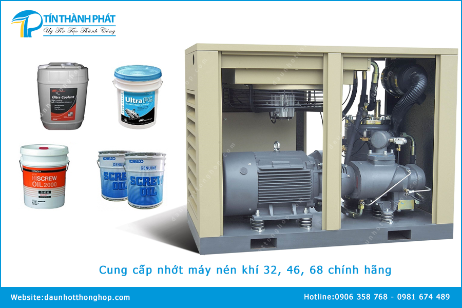 Nhớt máy nén khí trục vít là gì?