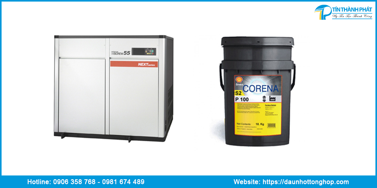 nhớt máy nén khí HITACHI 55kw