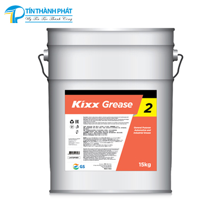 Mỡ Kixx Grease 2 - Mỡ bôi trơn lithium cho ô tô và công nghiệp, chịu nhiệt tới 120°C