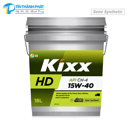 Kixx HD CH-4  chính hãng - Dầu nhớt động cơ diesel hiệu suất cao