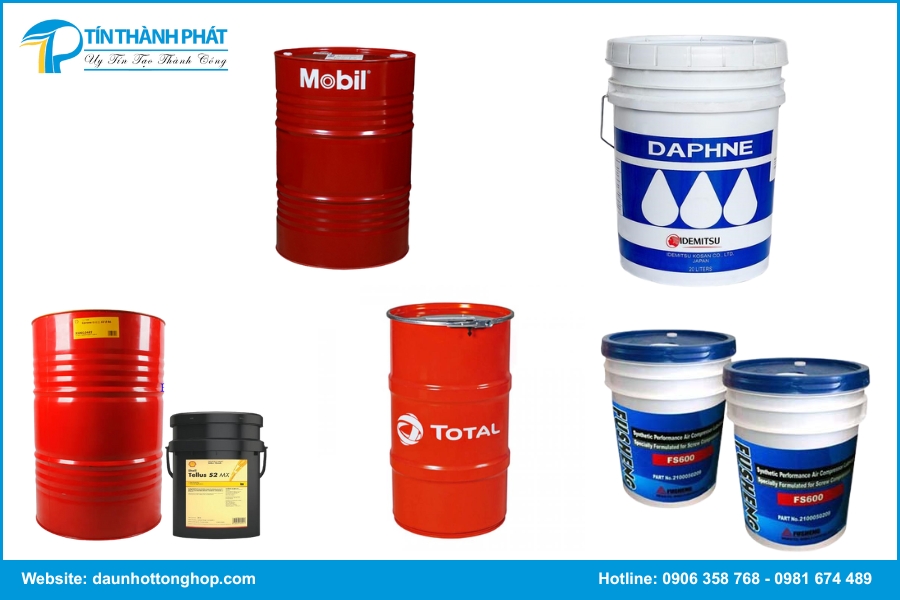Những loại dầu nhớt máy ép nhựa phổ biến trên thị trường