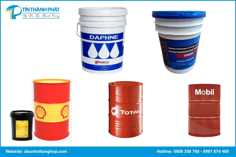 Những thương hiệu dầu thủy lực phổ biến cho máy ép nhựa