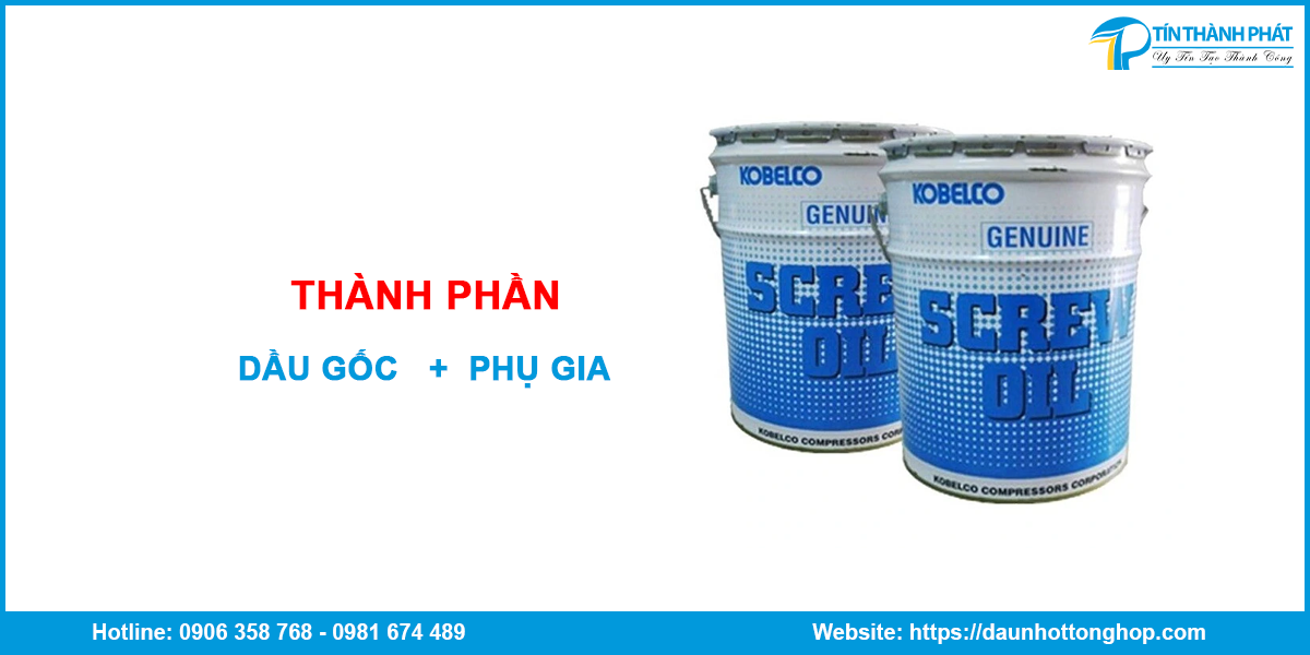 Thành phần của nhớt máy nén khí KOBELCO AG 660