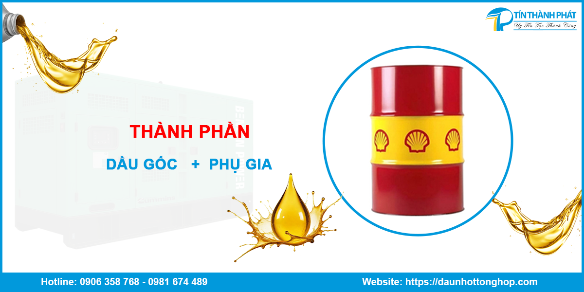 Thành phần của nhớt máy phát điện China