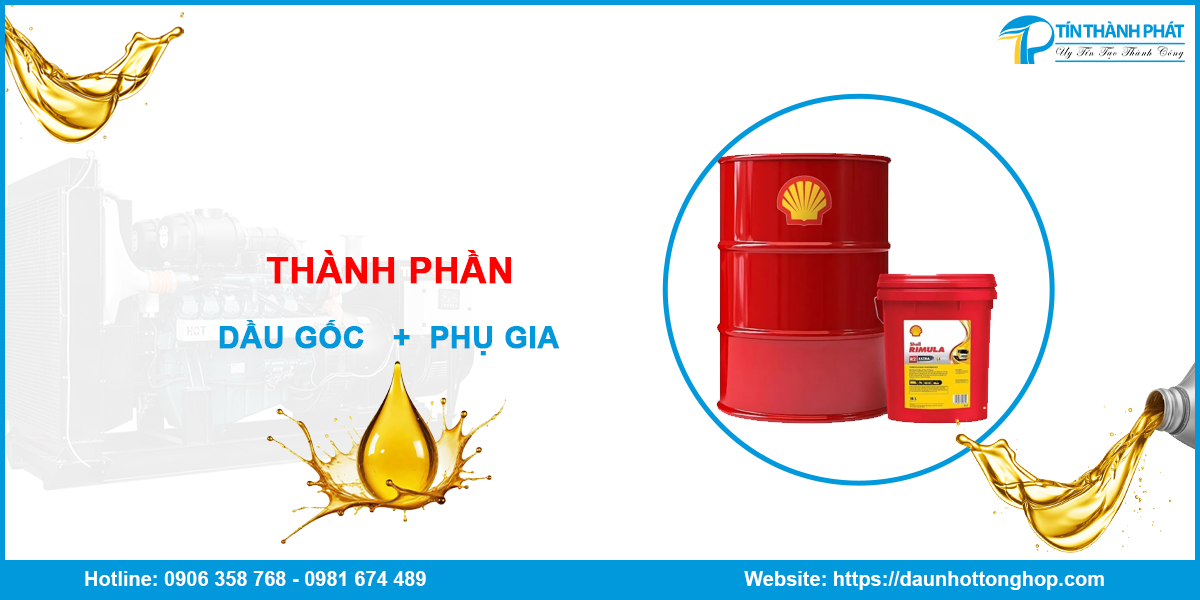 Thành phần của nhớt máy phát điện Dossan