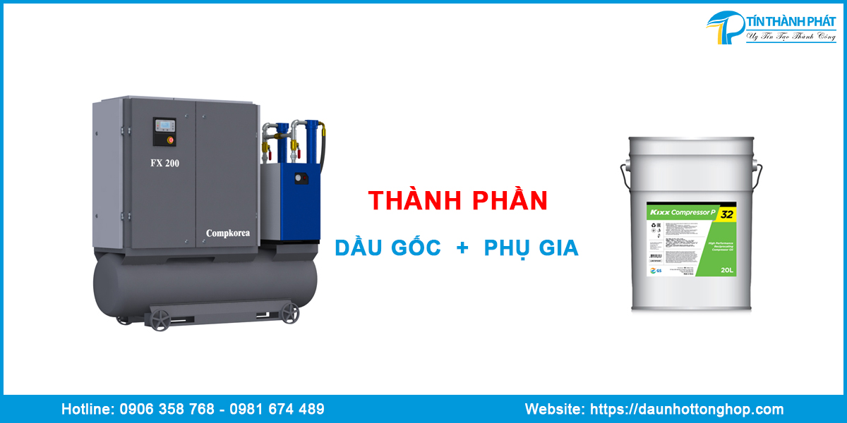 Nhớt máy nén khí Compkorea