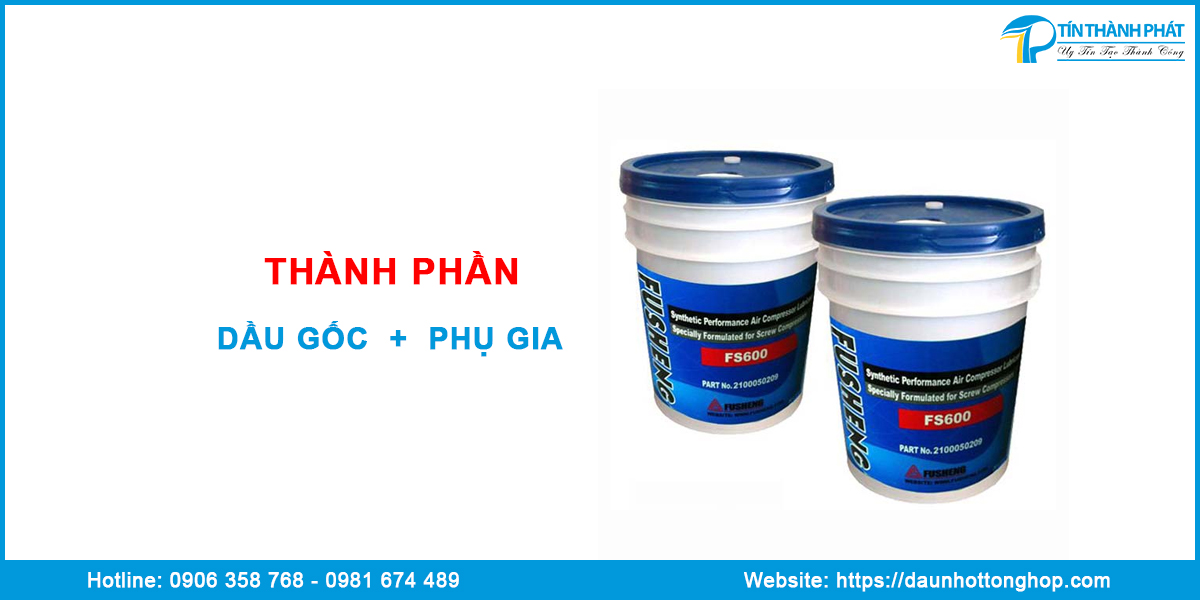 Thành phần nhớt máy tách ẩm